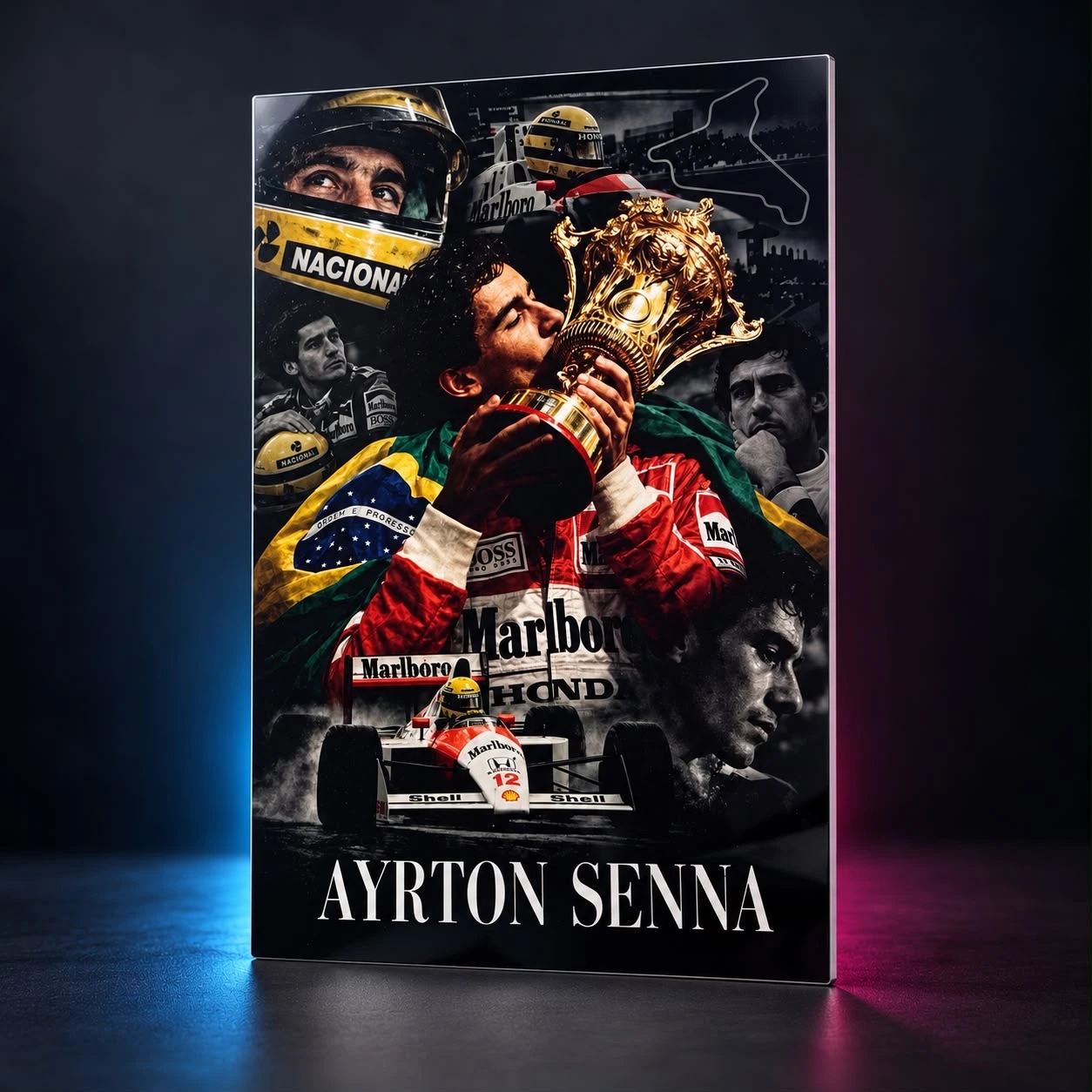 Cuadro Ayrton Senna