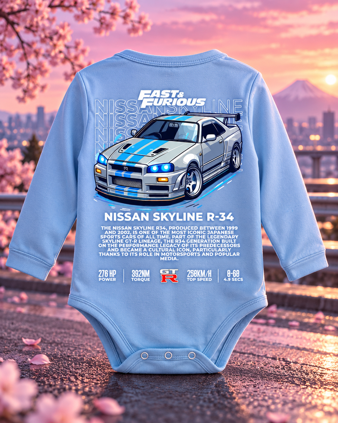 Body celeste Nissan Skyline de ThunderBaby