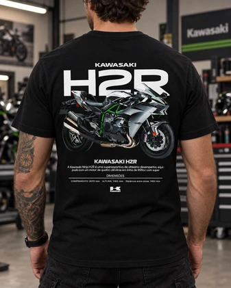 Polera Kawasaki H2R de ThunderBike